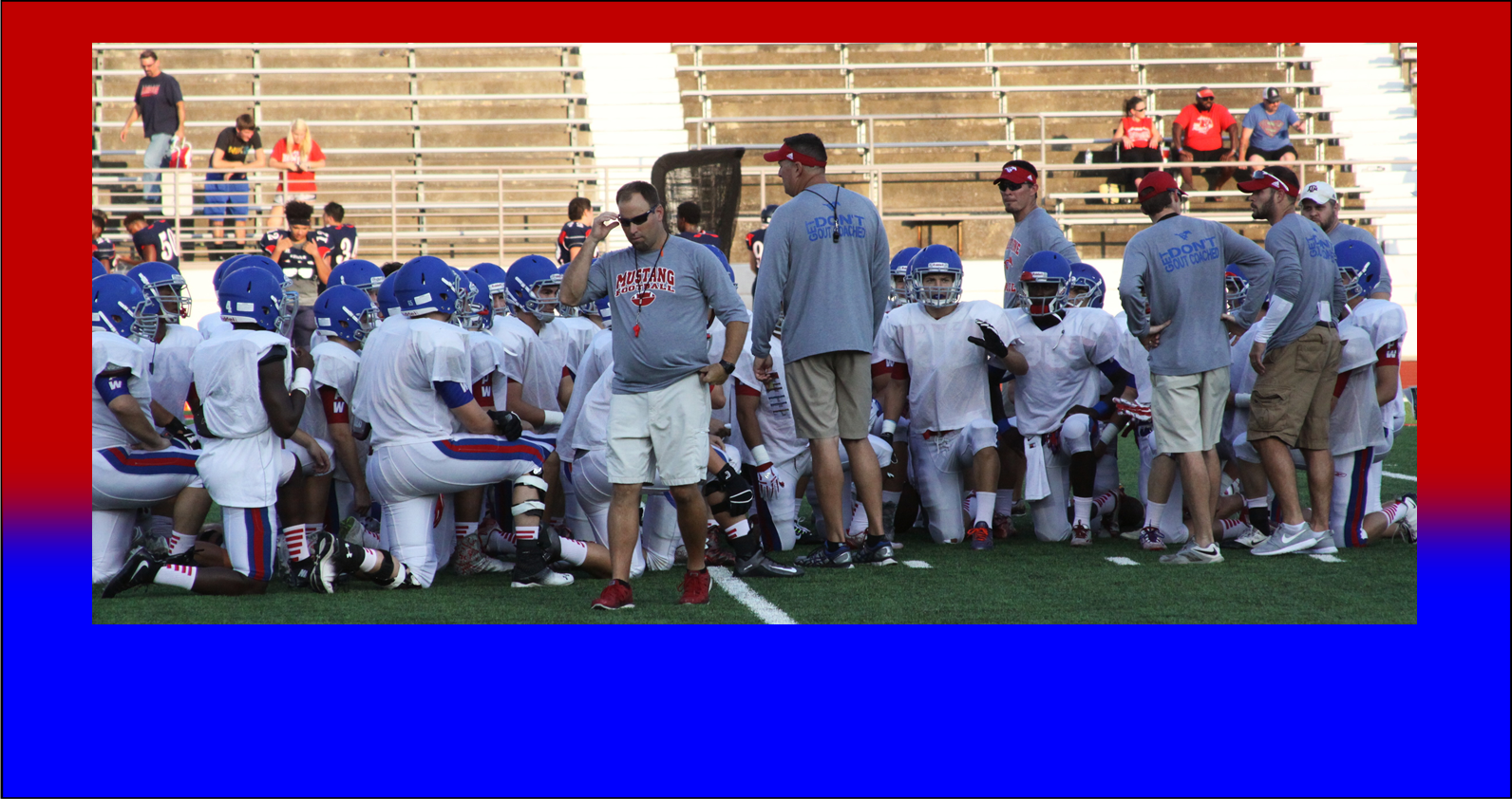 Grapevine Mustangs Hold Scrimmage Against Denton-Ryan