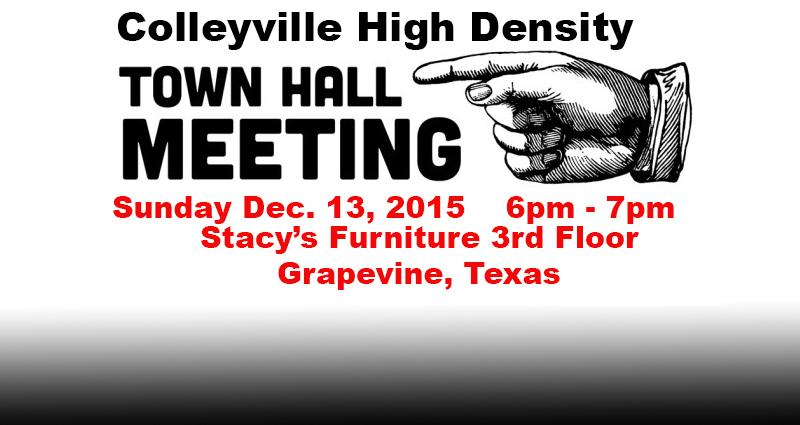 Colleyville City Council Scheduled to Vote on High Density Language on Dec. 15, 2015