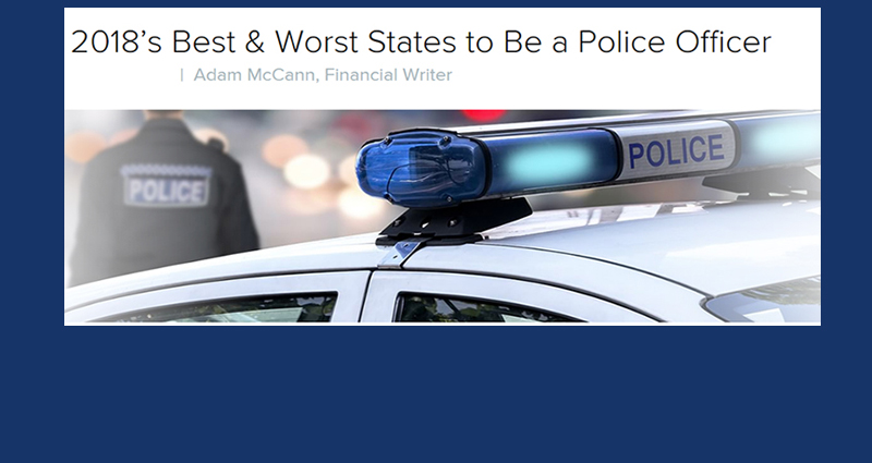 Best States to be a Cop