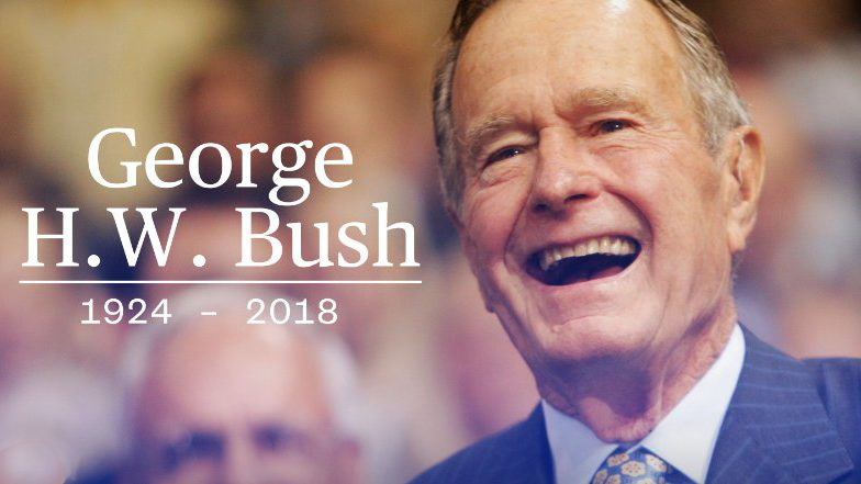 Goodbye President Herbert Walker Bush - 41st President