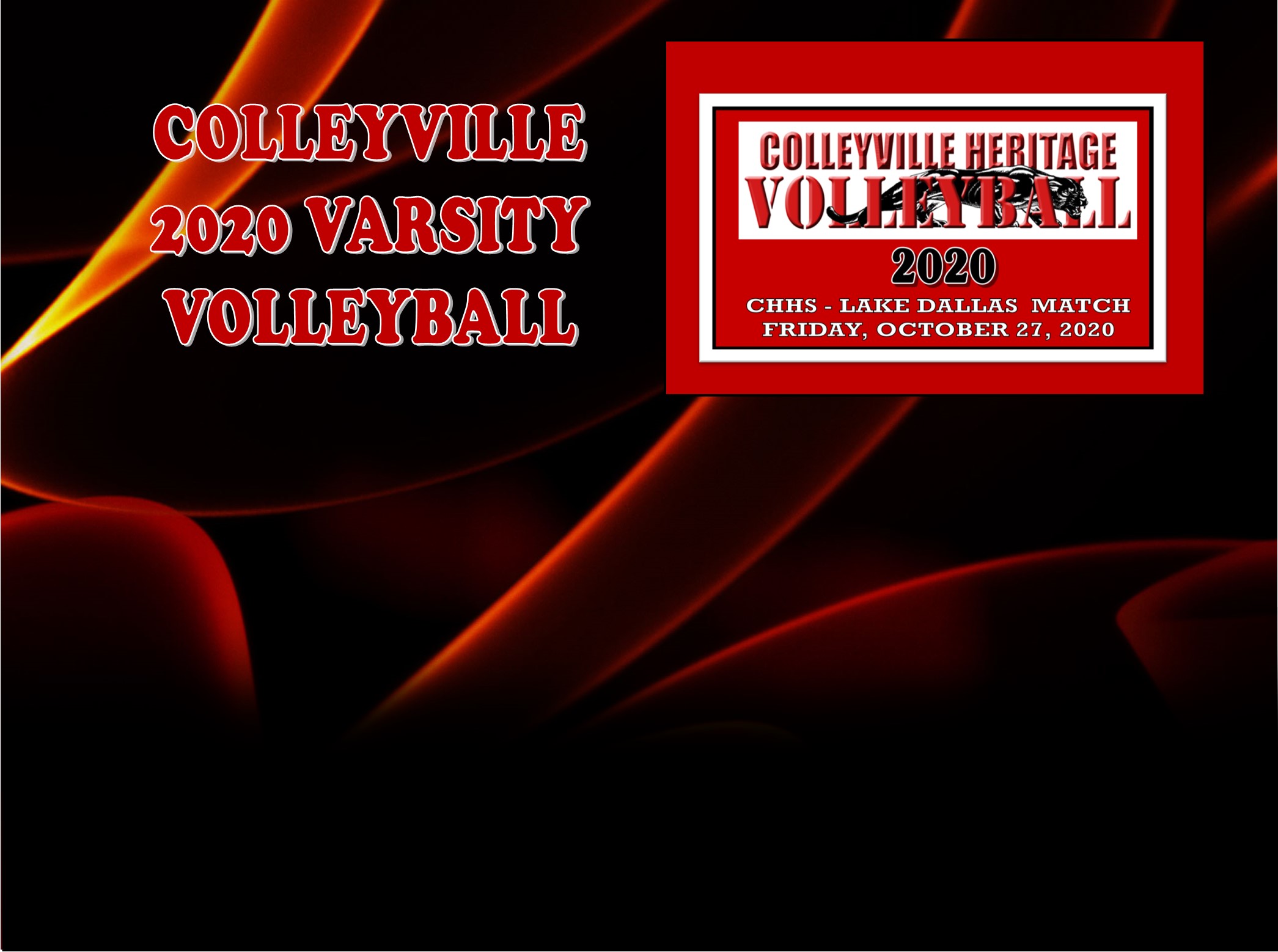 GCISD Volleyball: Colleyville Lady Panthers Defeat Lake Dallas Lady Falcons 3-0